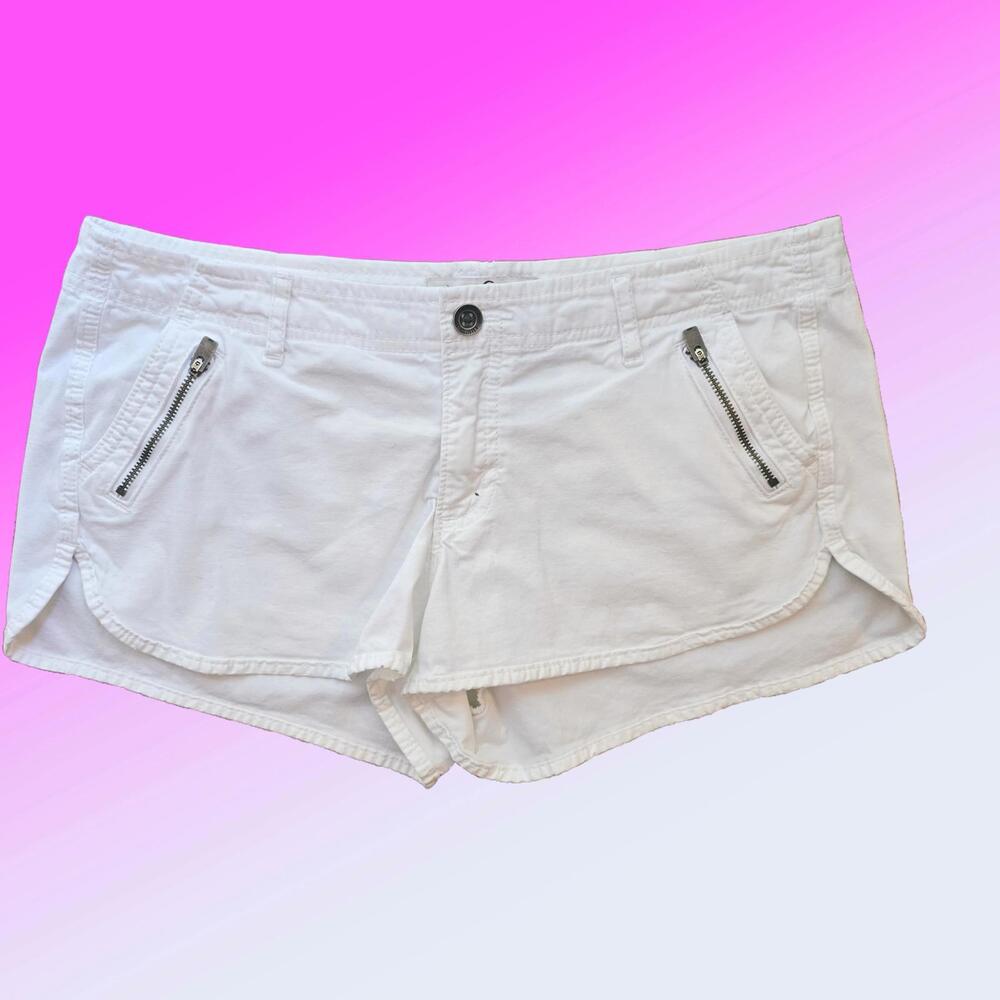 Hollister White 4 Pocket Shorts